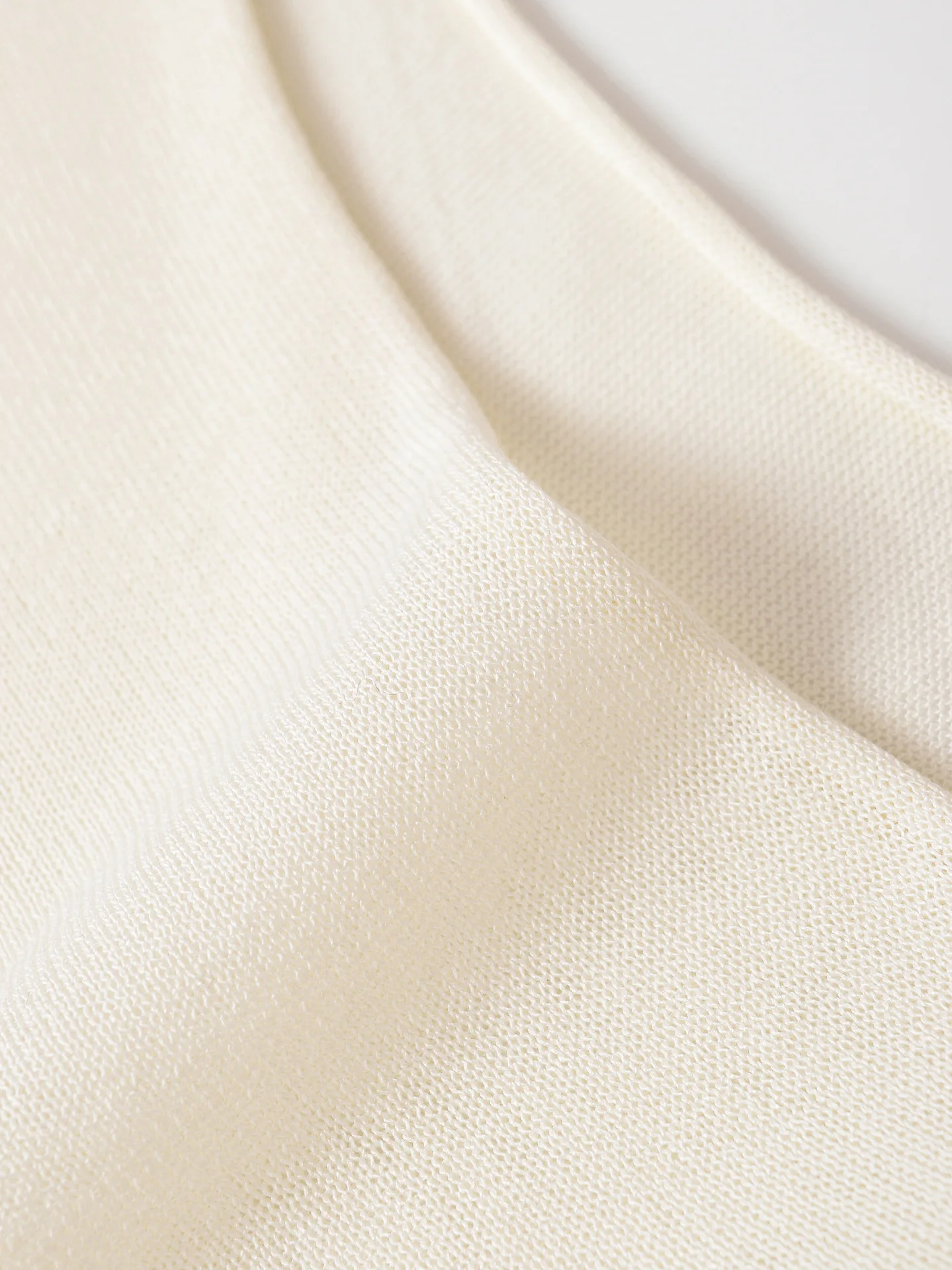 Pull Beige à manches longues et col rond pour femme, ample, en tricot, devant court, dos, Long, ourlet irrégulier, haut tendance, nouvelle collection 2025