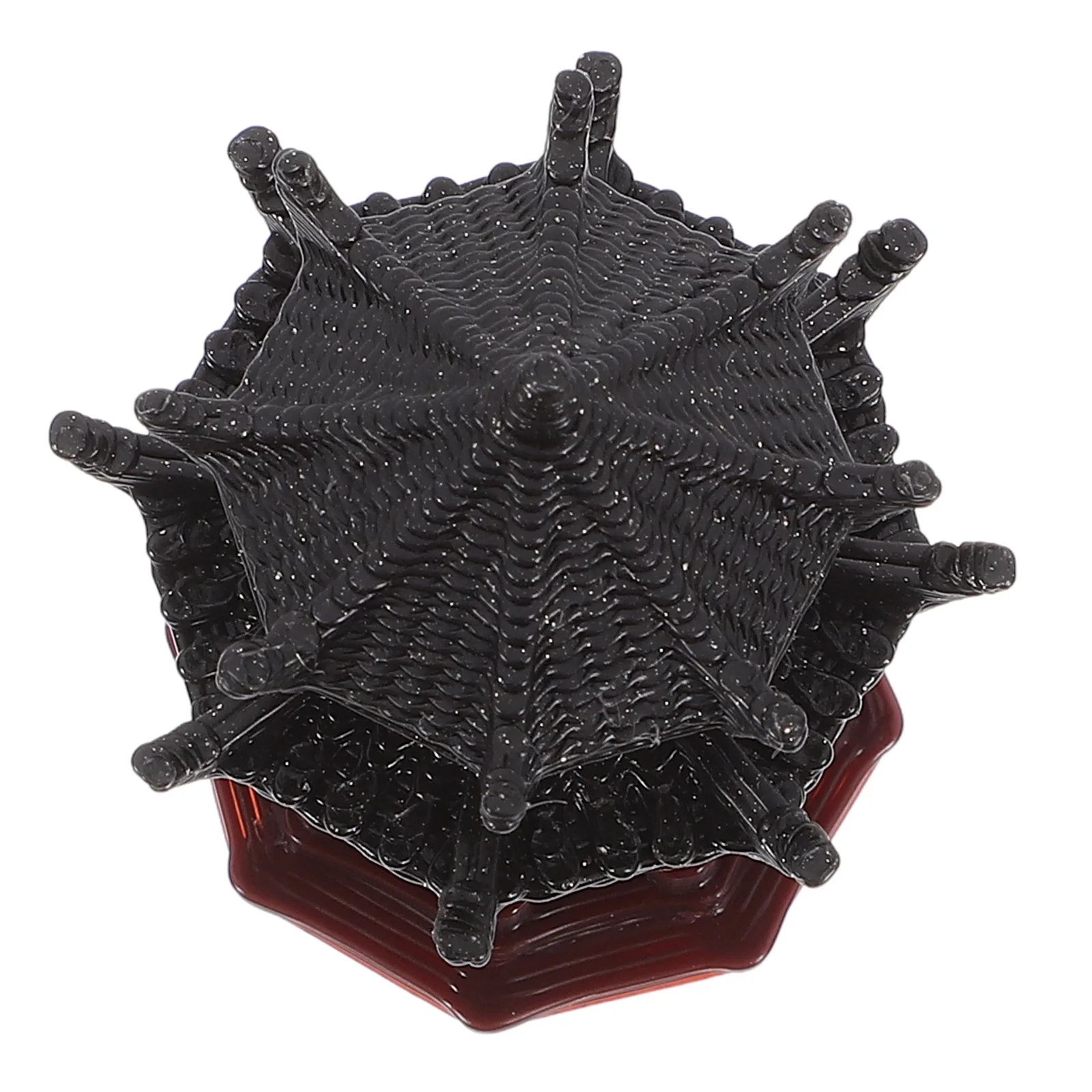 

Octagonal Pavilion naments Double Layer Mini Fake Bonsai Statue Garden Decor Home Desktop Decoration Miniature Figurine L
