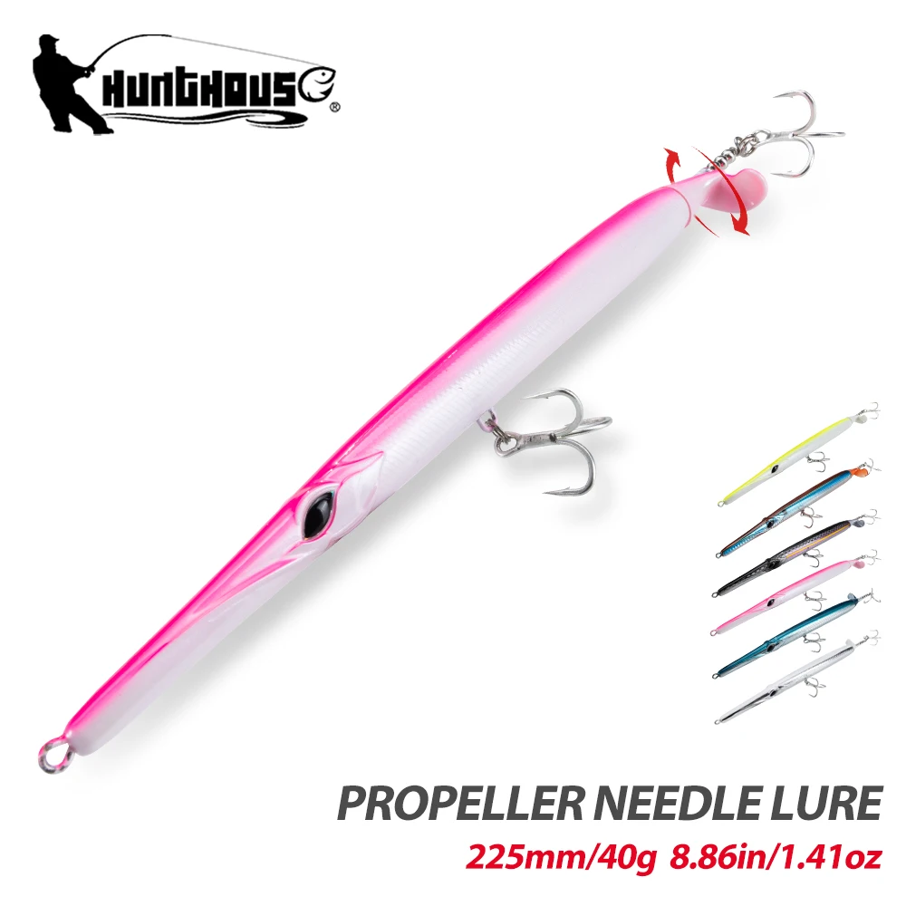 

Охотничья игла, пропеллер, карандаш, рыболовная приманка, плавающая жесткая приманка, 225 мм/40 г, поверхность, Aguglia Turbo для Bluefish, снасти для морского окуня