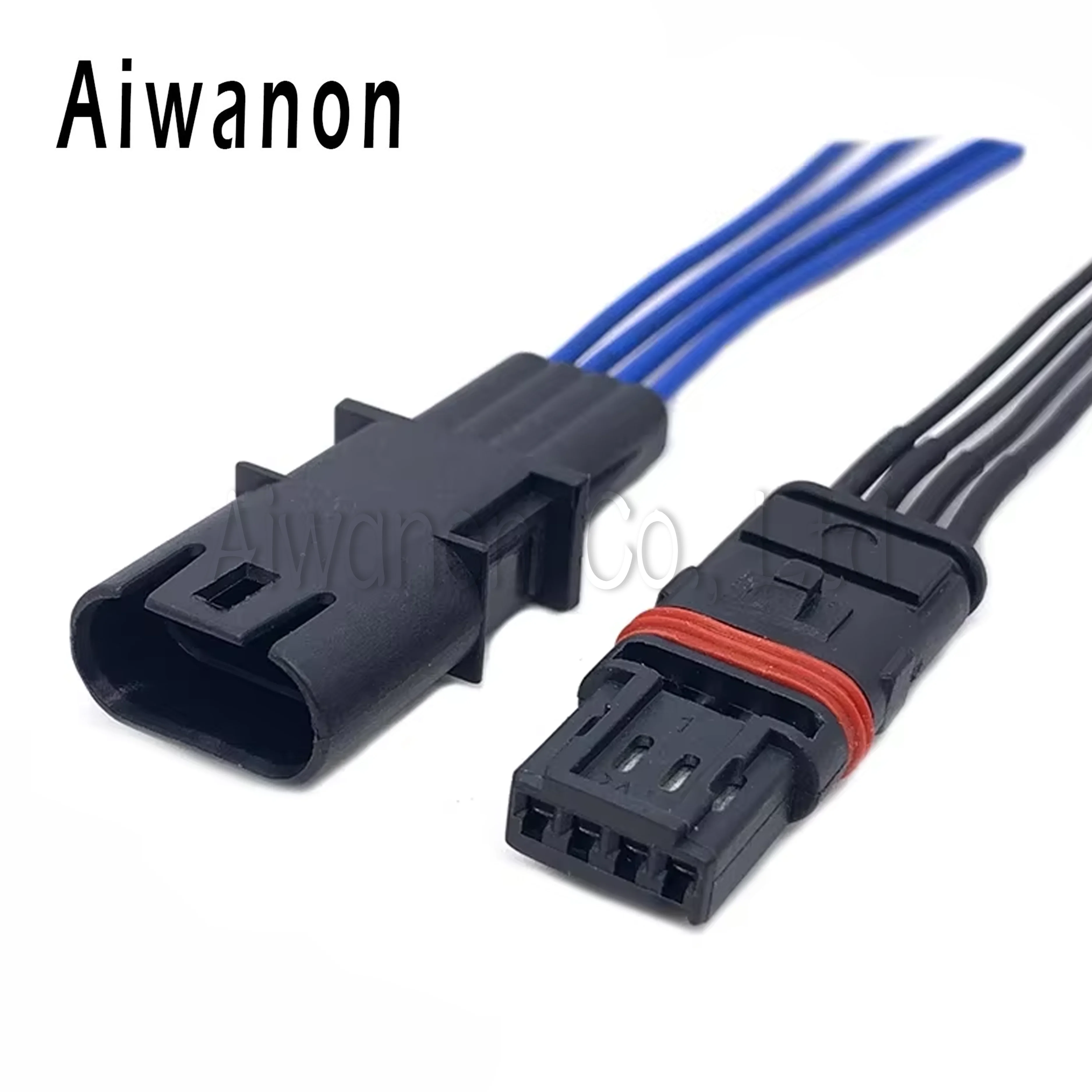

1 Set 4 Pin Auto Rearview Mirror Heating Electrical Connectors Waterproof Female Male Wire Harness Plug MX19004S51 MX19004P51