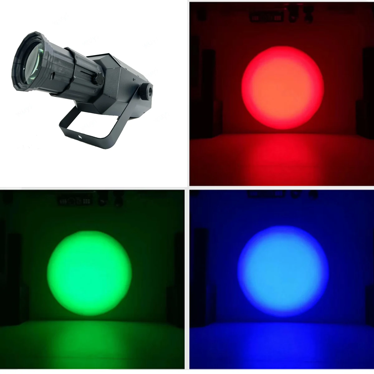 Hot Selling Mini 60W LED Follow Ellipsoidals Profile Spot Light Focus Zoom Projector for  Theater Club Party Studio Show Stage