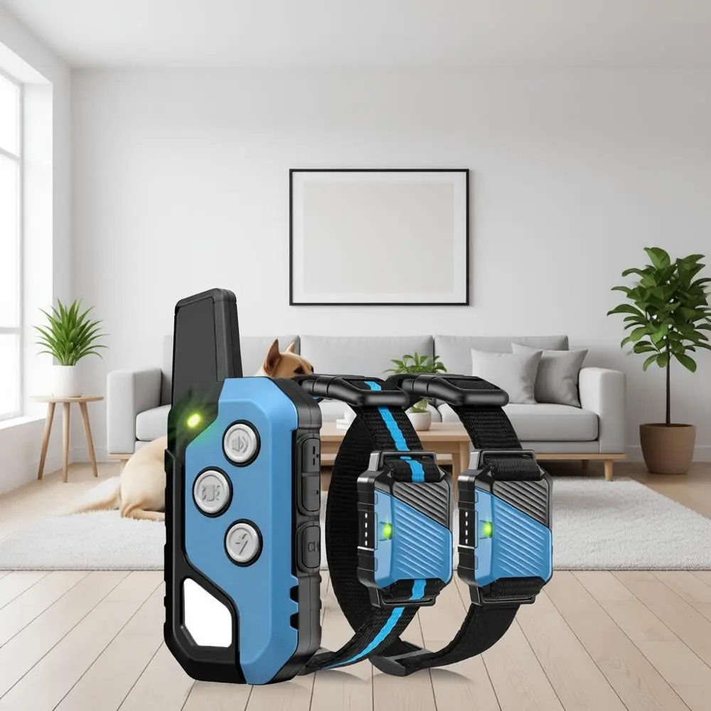 

Dog Training Collar, Waterproof with Remote, 3 Modes, Rechargeable Electric for Large, Medium, Small Dogs