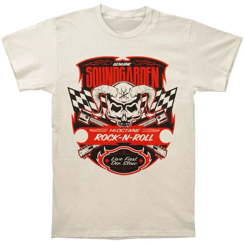 Heißes Soundgarden Soundgarden Band High-Street Baumwoll-Print Kurzarm-Freizeit-T-Shirt für Männer und Frauen, Sommer-Neuheit – Detail 9