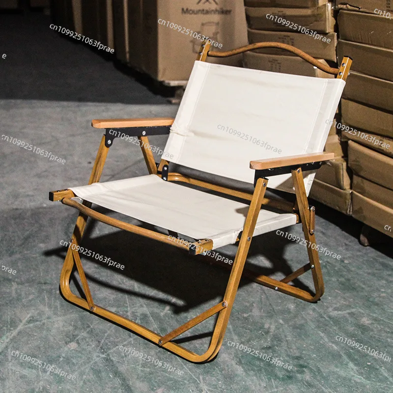 

Outdoor thickened commercial aluminum alloy kermit chair outdoor folding chair camping portable dropshipping table and chair