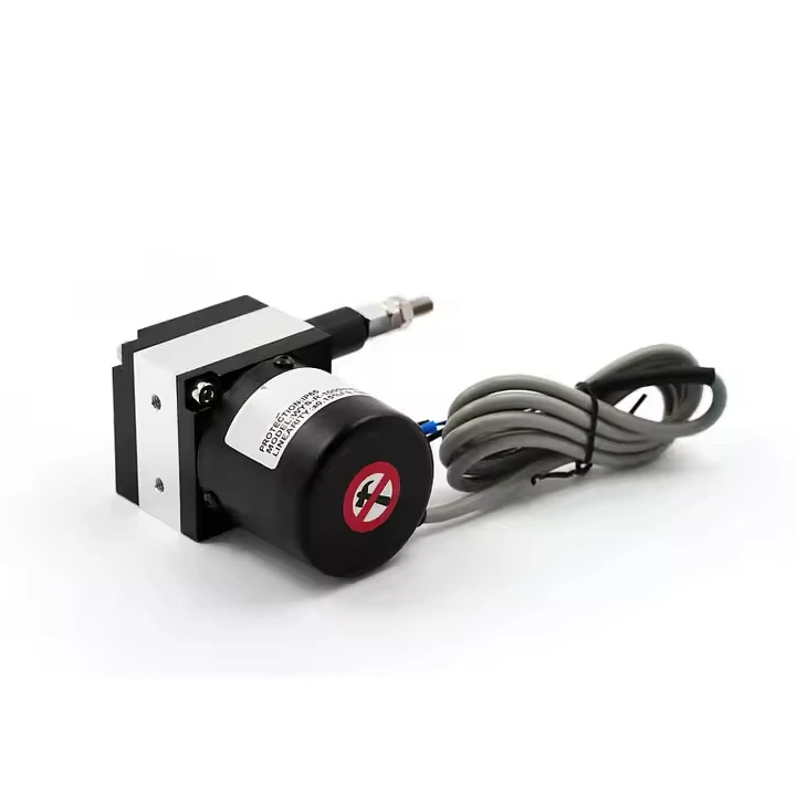 Resistance Output Type R 0-10K  Pull Rope Linear Potentiometer Draw Wire Displacement Sensor for Position and Motion Measurement