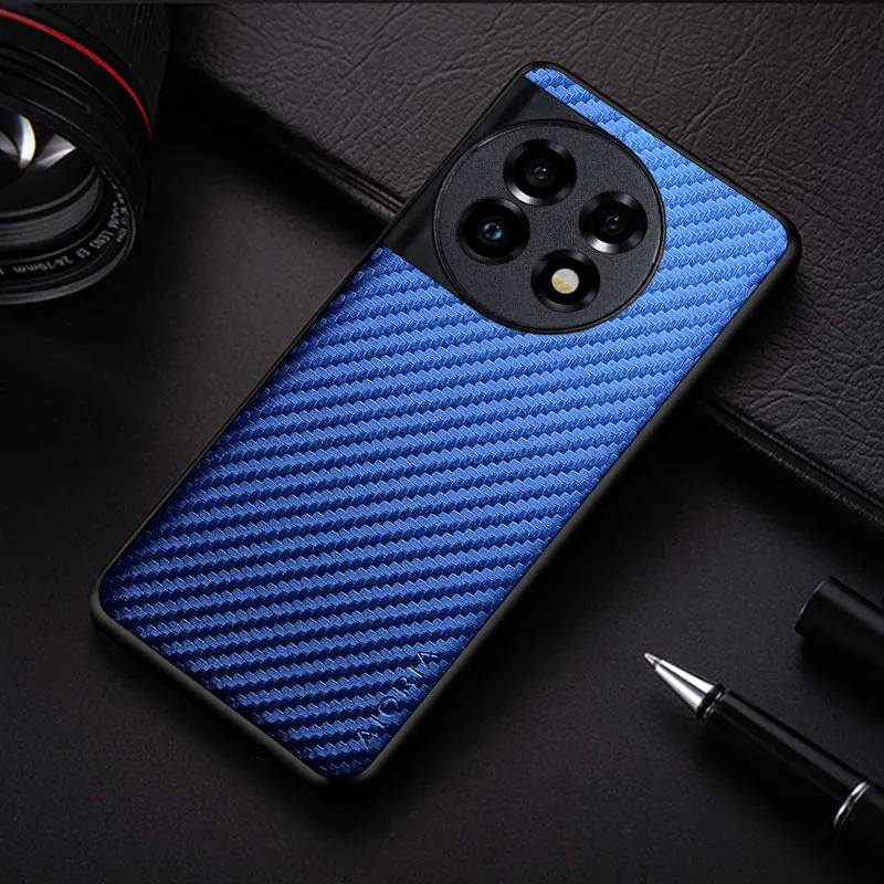 Carbon Fibre Shockproof Slim Case for Oneplus 11 10 9 8 7 6 11R 10T 9R 8T 7T 6T Pro Non-Slip Full Body Protective Phone Case