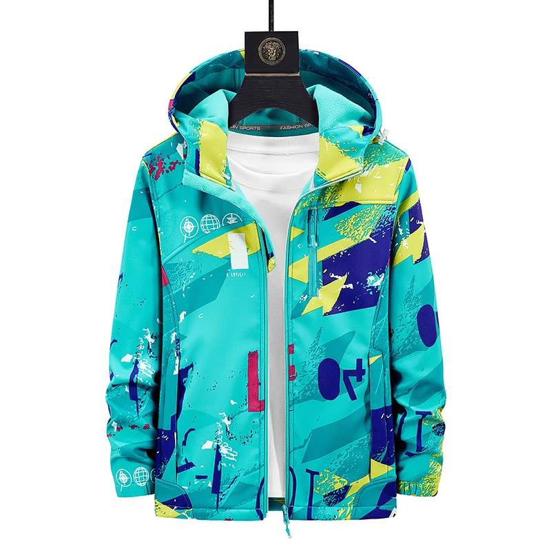 Women Windbreaker Hooded Climbing Camping Hiking Softshell Jackets Waterproof Windproof Thermal Windbreaker Women Fall Coat