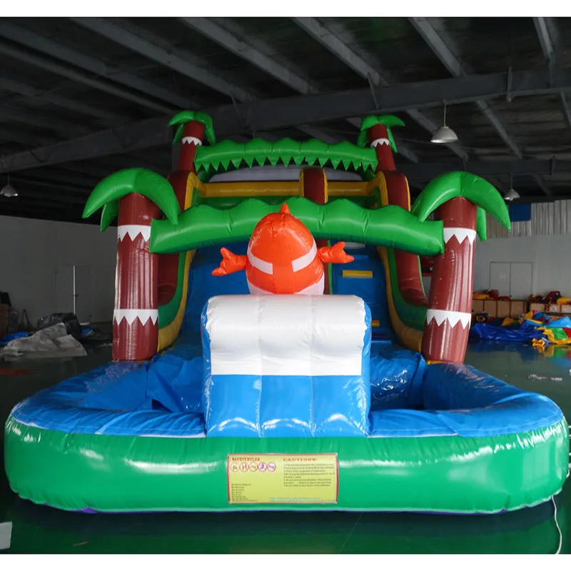 

Popular&Hot Sale Inflatable Slide with a pool amusement park giant inflatable slide for children