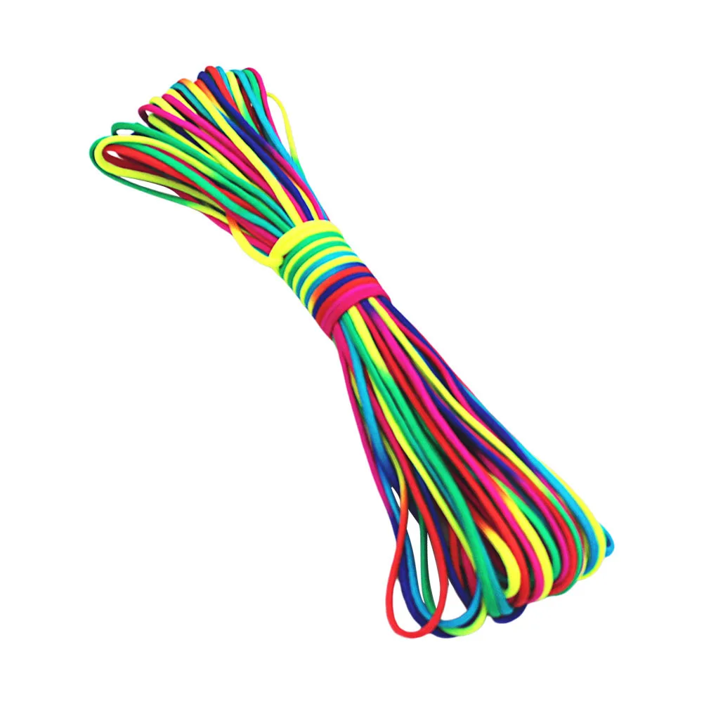

1 Roll 7-Strand Core Paracord Rope Premium Survival Cord For Outdoor Camping Hiking Diy Bracelets Dog Collars Colorful