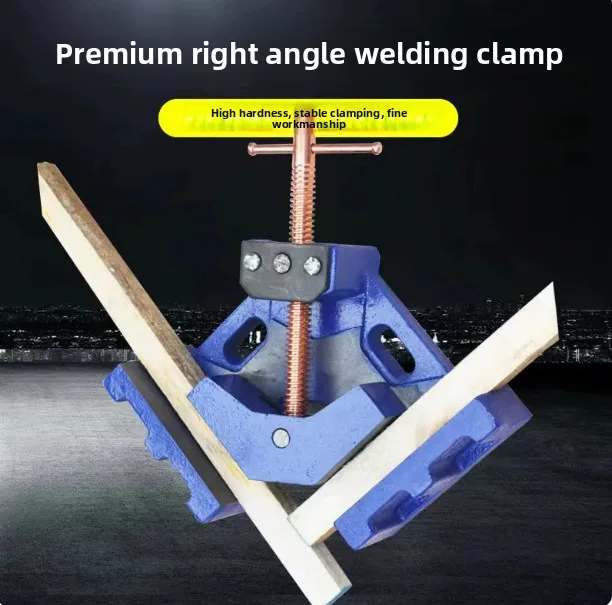 90-Degree Right Angle Welding Fixture Clamp, Fixed Angle Positioning Tool for Welding Table Auxiliary