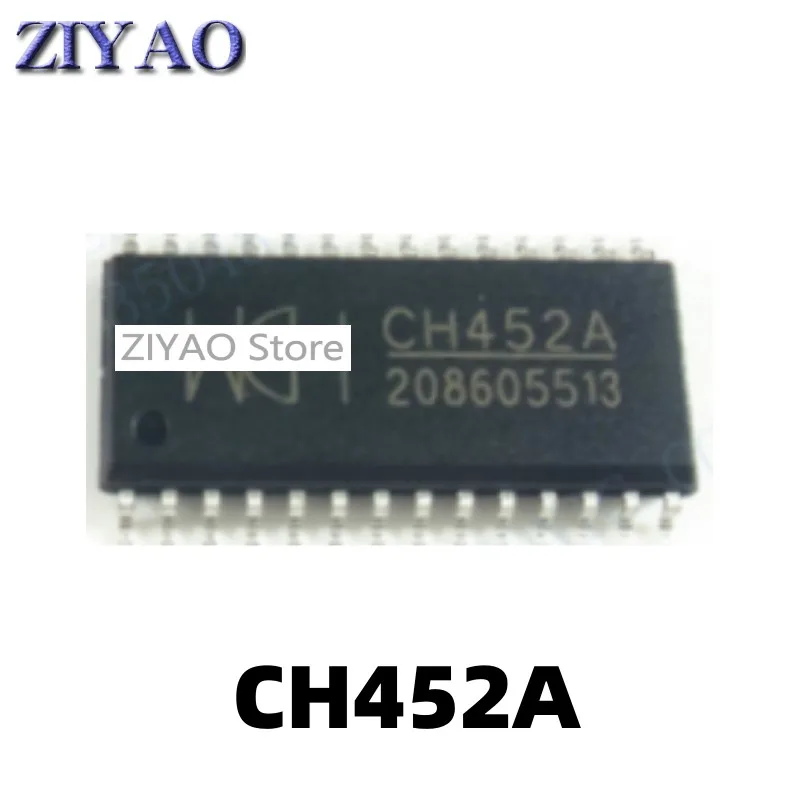 5PCS CH452 CH452A SOP28 Nixie tube display driver and keyboard scanning control chip