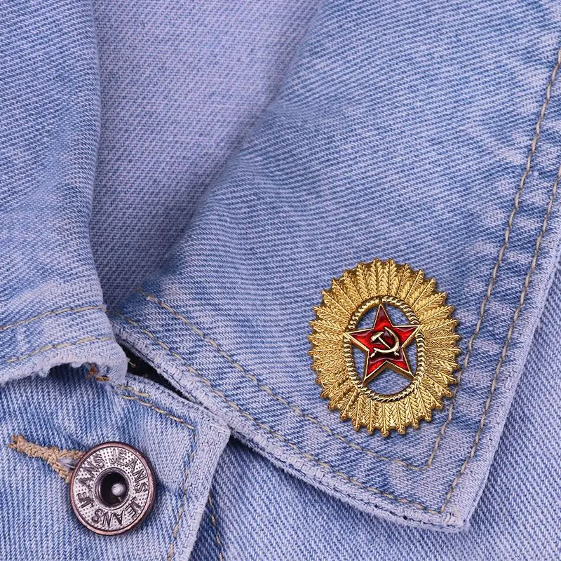 Soviet Cap Badge Replica Metal Seal Collection Commemorative Badge- History & Collectibles