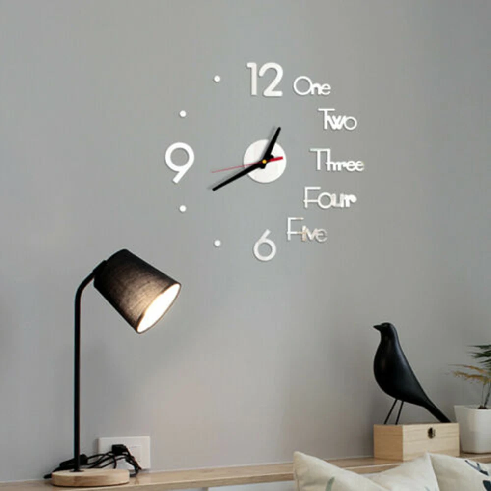 2020 New Arrival 3D Wall Clock Without Battery EVA + Electronic Components For Smooth Walls Of Living Room Kids Bedroom