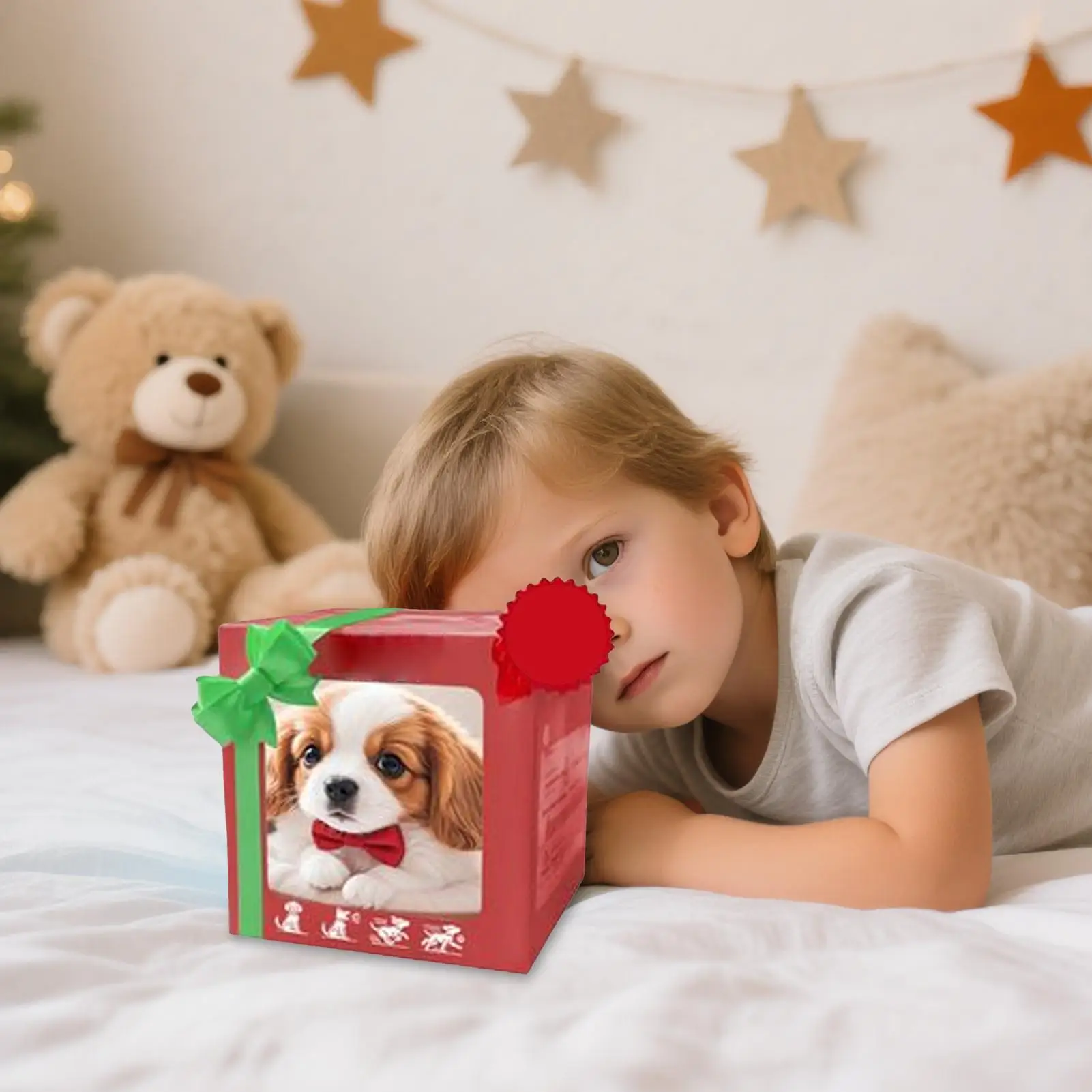 전자 워킹 강아지 펫독 플러시 장난감 짖는 소리 꼬리 흔드는 배터리 제어 귀여운 인터랙티브 장난감 어린이 소년 소녀 선물