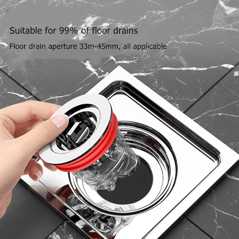 Magnetic Levitation Floor Drain Core Bathroom Supplies Insect Odor Prevention Floor Drain Sewer Trap Toilet Sewer Deodorizer