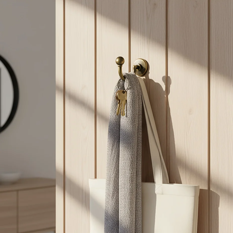 4/5/6pcs Classic Silvery Metal Curtain Tiebacks, Wall-Mounted Curtain Holdbacks, Window Tassel Holders, Clothes, Coats, Towel