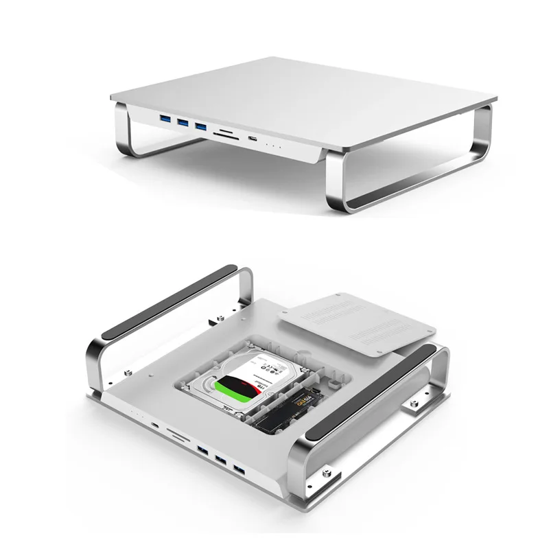 

Monitor heightening stand computer iMac notebook monitor multi-function docking station desktop desktop expansion