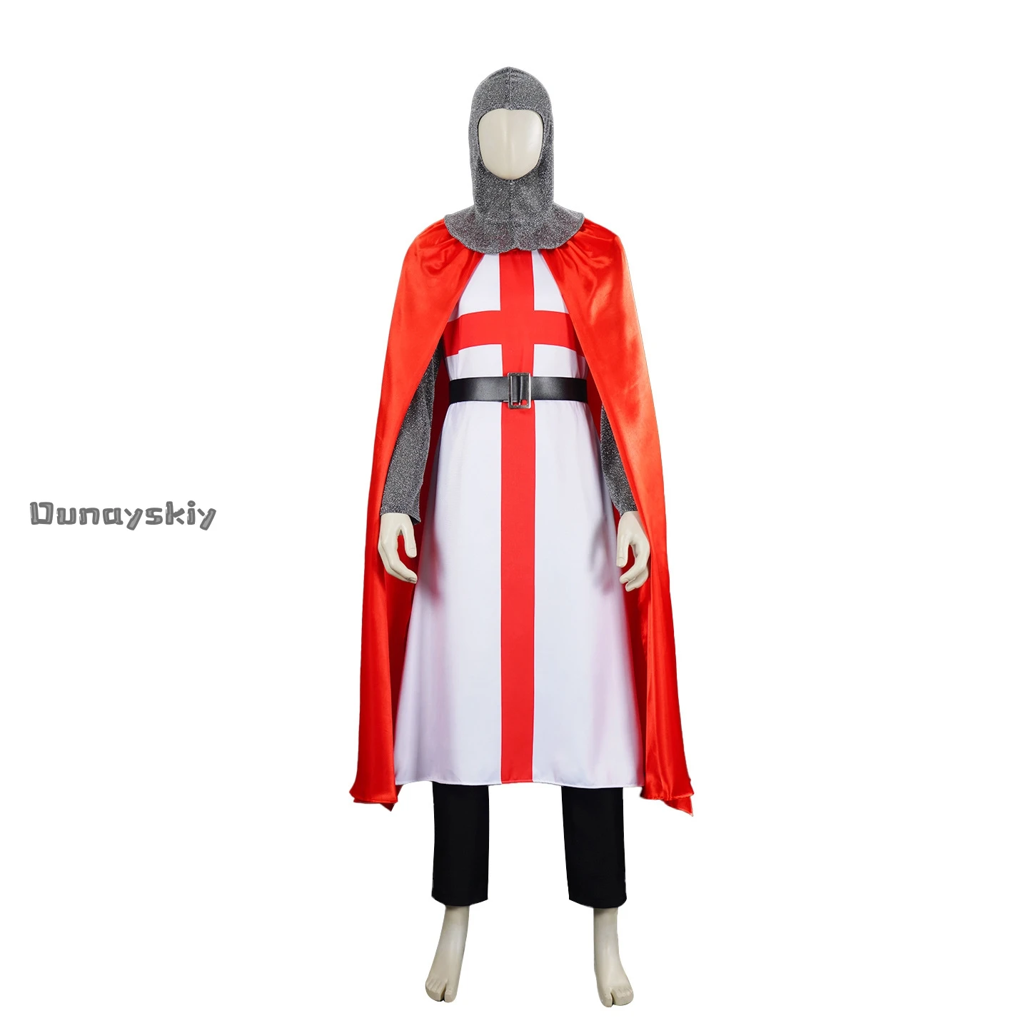 

{Dunayskiy States} Хэллоуин Средневековый крестоносер-тамплиер Рыцарь Косплей Костюм Хэллоуин Зентаи Костюм для мальчиков и девочек Костюм персонажа