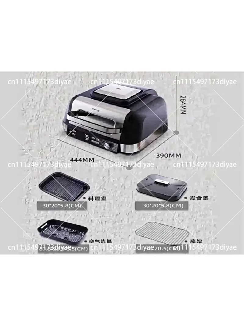Professional 500°C Multifunctional Pizza Oven for Home Use, High Heat Baking