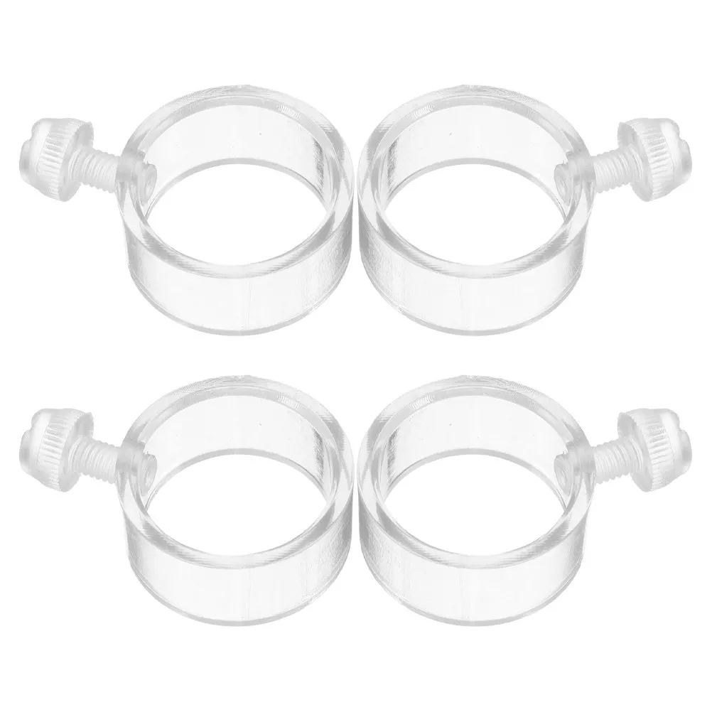 4Pcs Plastic Flagpole Retainer Small Flag Pole Clip For Garden Flag Display Home Decore Stable Fixing Outdoor