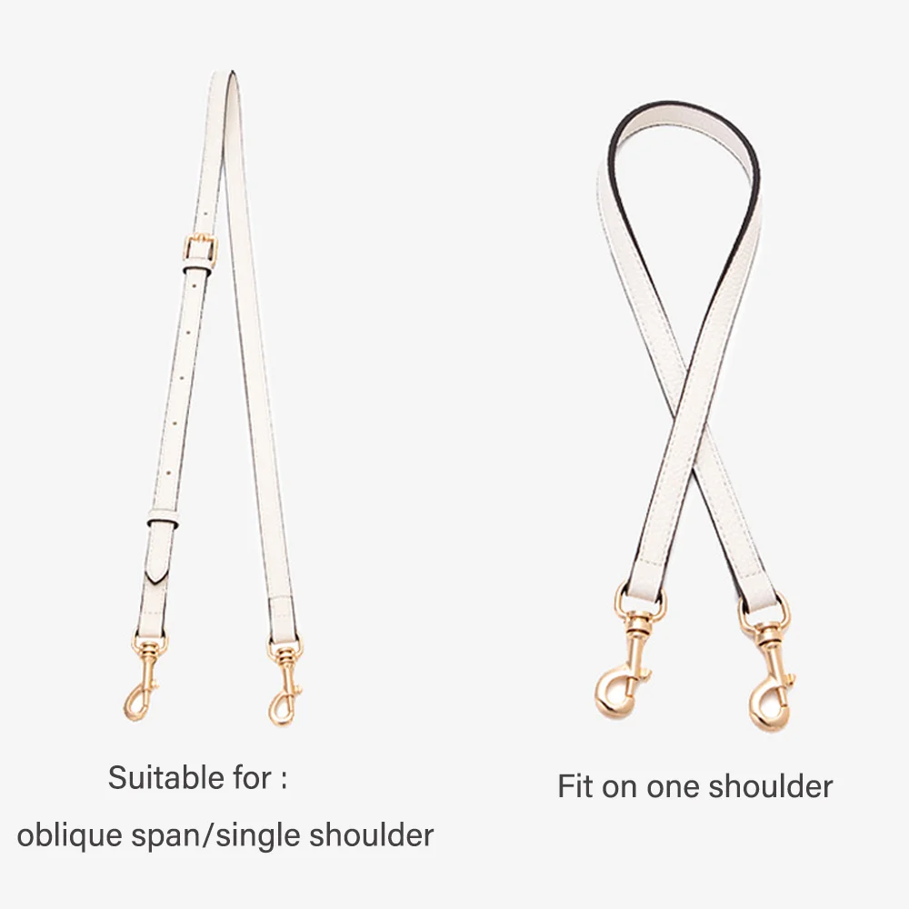 

Adjustable PU Leather Off White Bag Shoulder Strap Accessories Shoulder Strap Crossbody Underarm Bag Strap Replacement
