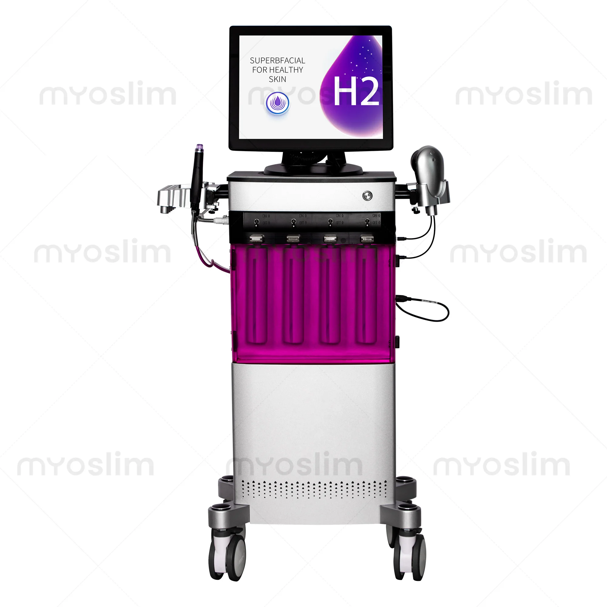 Face Lift Women Aesthetic Beauty Equipment Bubble Oxygenation Ultrasonic Scrubber Hydrodermabrasion Hydro and Facial Machine.