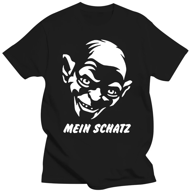 T-Shirt - Gollum MEIN SCHATZ - Von SHIRTY - 206 Cotton Breathable Men Tops Tee Shirt