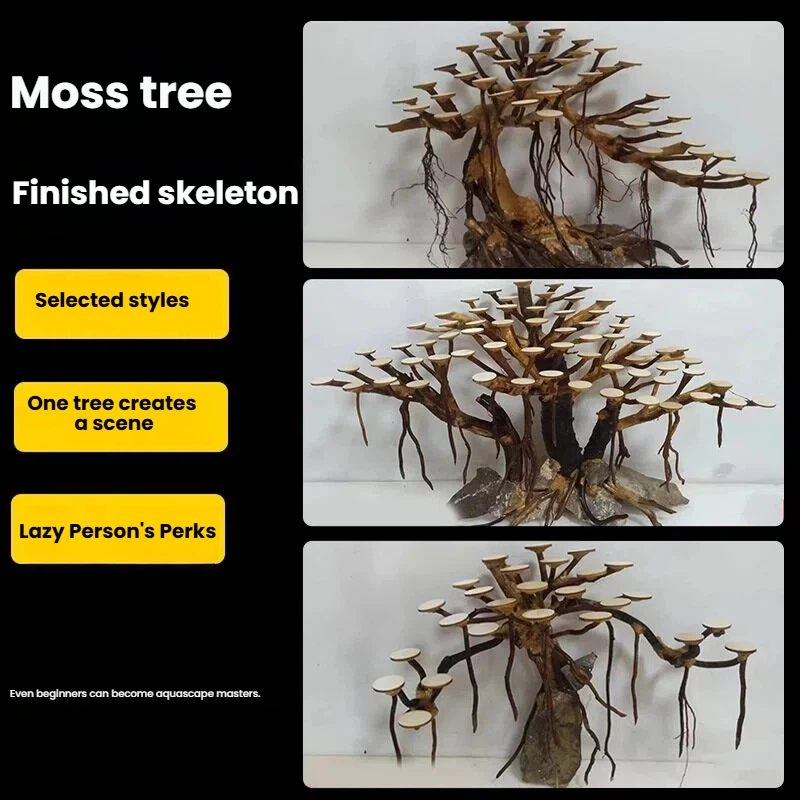 Aquariumlandschap mosboom skel - Aquarium Moss recensie en prijs