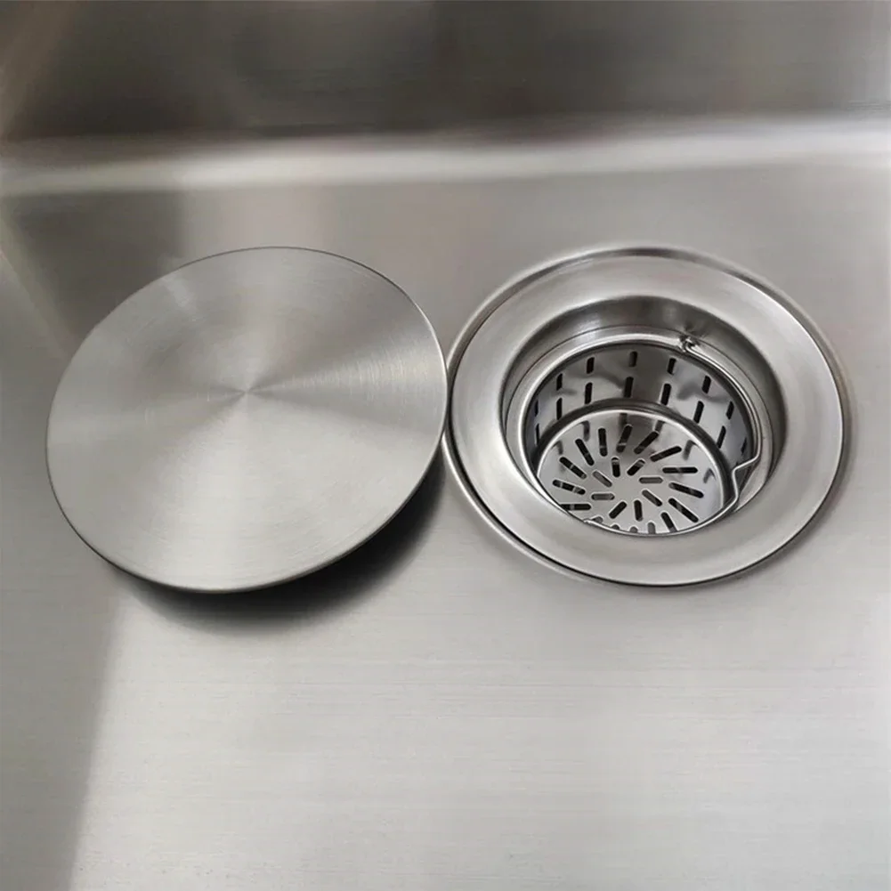 185MM Kitchen Sink Strainer Drain Cover  Sink Filter Trap Bathtub Hair Catcher Stopper Basin Floor Drain Sewer Hair Strainer