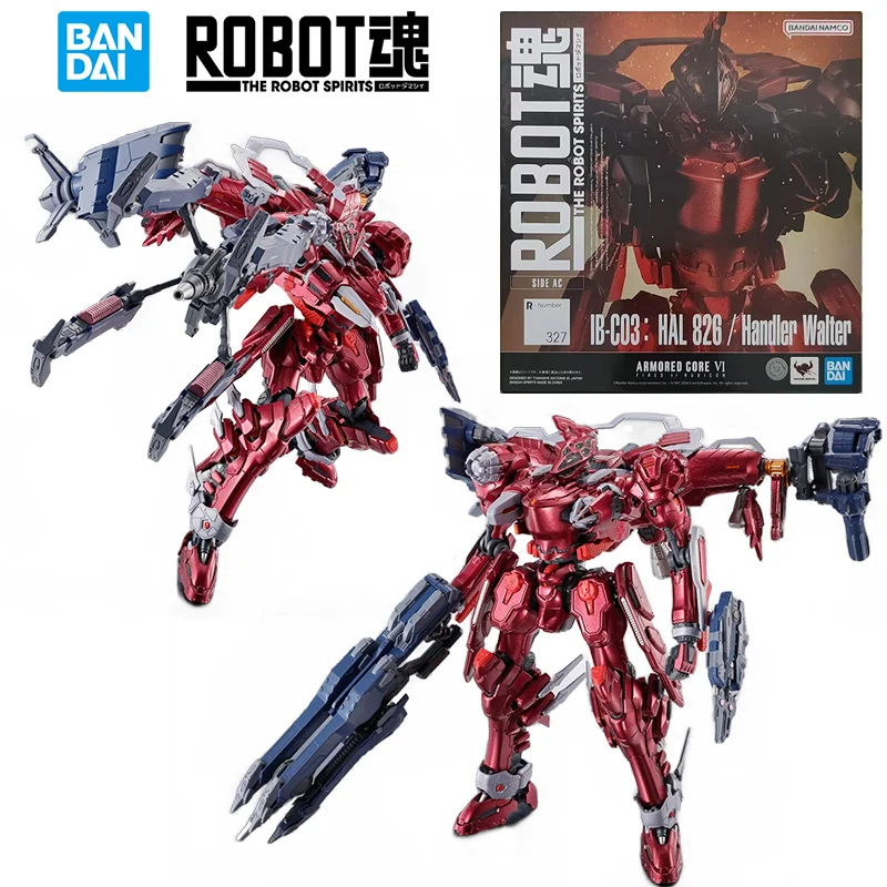 Bandai The Robot Spirits Ib-C03: Hal 826 / Handler Walter Armored Core Vi Fires of Rubicon 15Cm Original Action Figure Model Toy