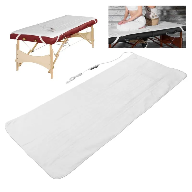 for Physiotherapy 10 Speed SPA Warming Heat Pad Massage Table Warmer Pad EU 220V Multipurpose Skin Friendly Adjustable Cotton