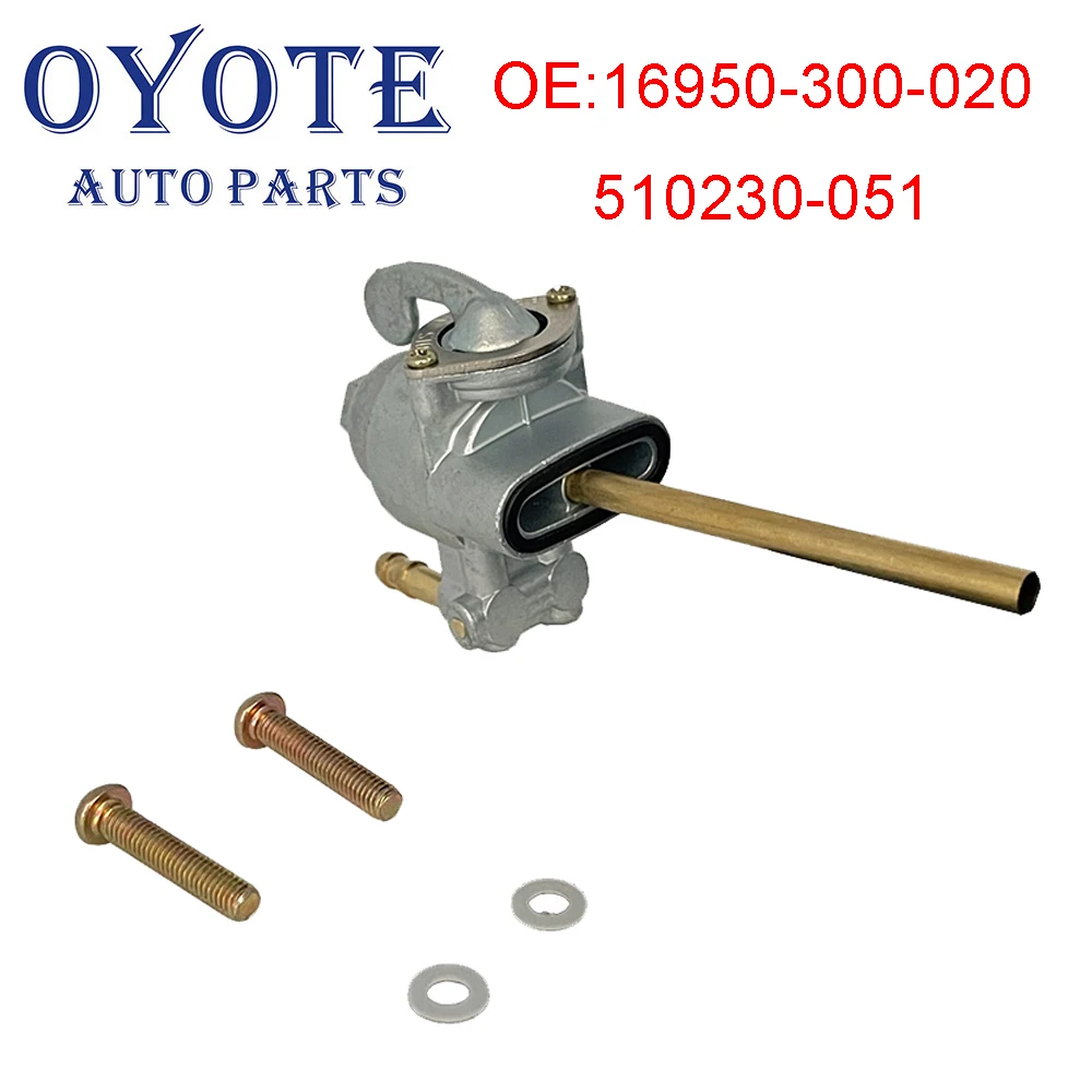 OYOTE 16950-300-020 510230-051 Válvula de Combustible para Honda CB500 Four CB750 Diecast CB750 Sandcast Kawasaki KZ400
