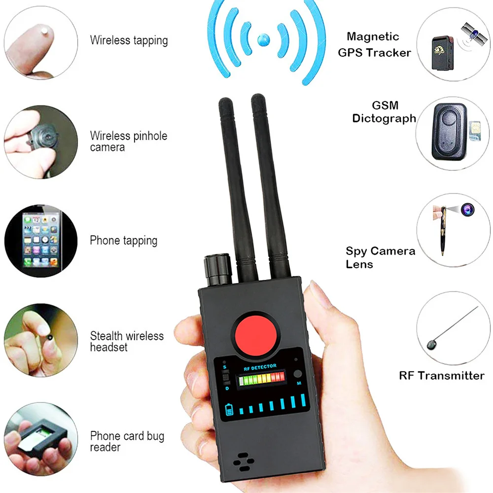 Anti Spy Camera Detector Infrarood Scannen Draadloze RF Signaaldetectie Bug Micro Camera GSM Luisteren GPS Tracker Finder G528