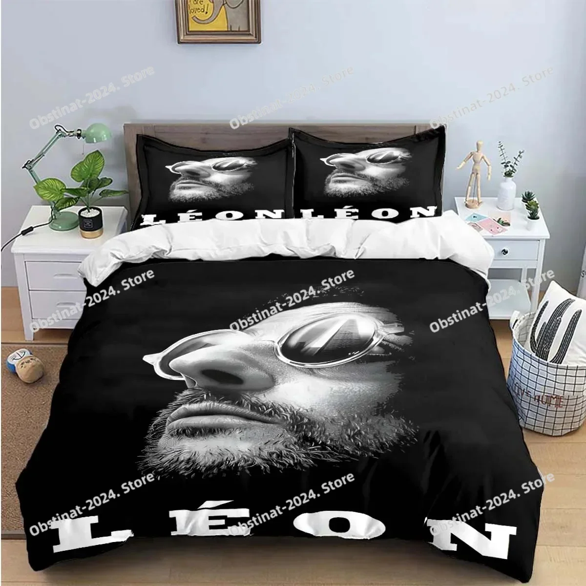 

Exquisite Famous Film L-Léon printed Bedding Sets exquisite set duvet cover bed comforter set bedding set luxury birthday gift