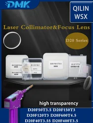 Seria QILIN WSX D20 Kolimator laserowy Soczewka skupiająca Planoconvex Lens Fused Silica do spawania laserowego QILIN WSX / głowicy pistoletu tnącego