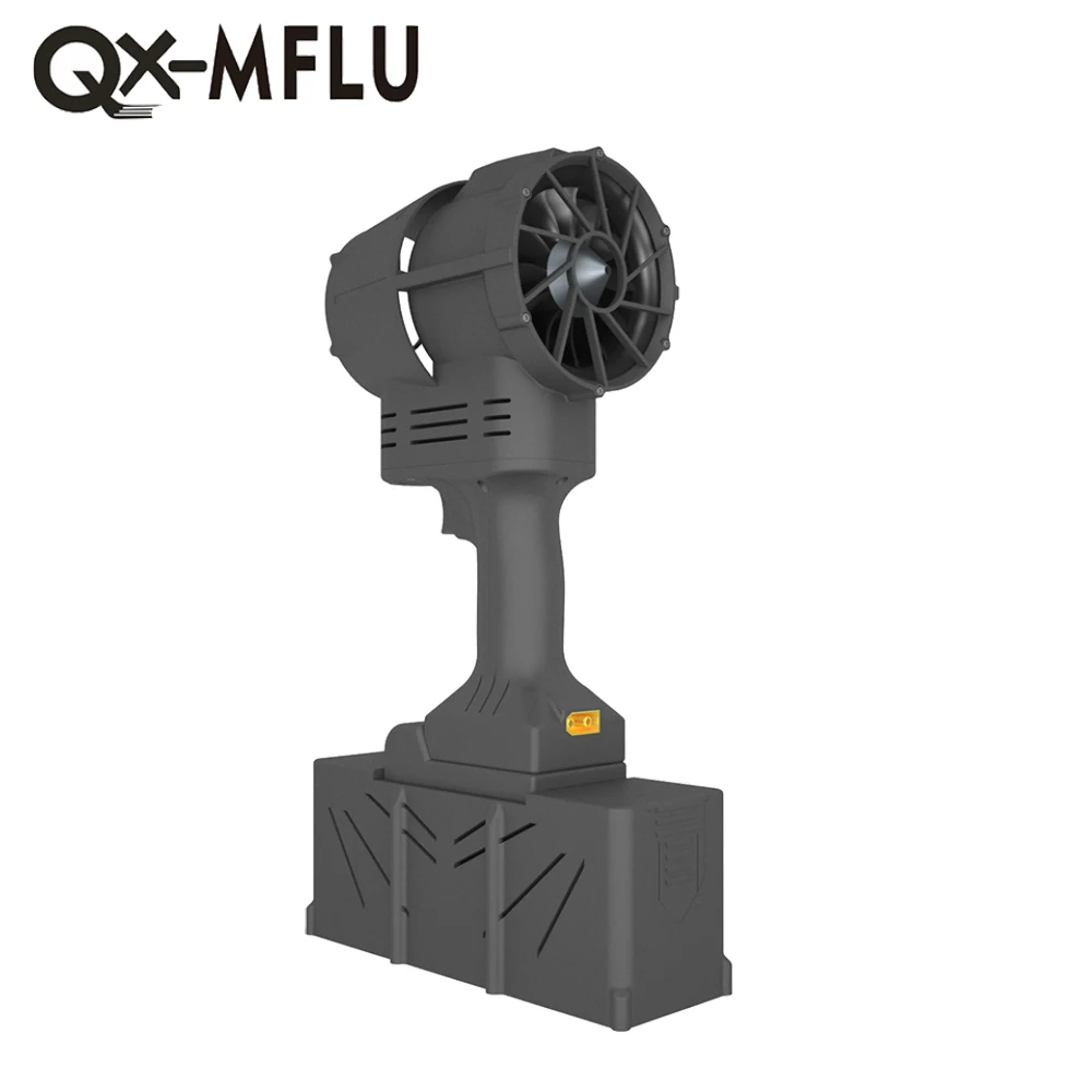 QX-MFLU 80mm 90mm lightweight portable violent blower jet violent fan, used for dust removal, water removal, and snow removal