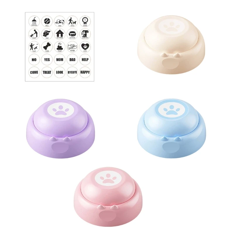 Dog Training Toy Answering Button Party Birthday Gift for Pet Owner