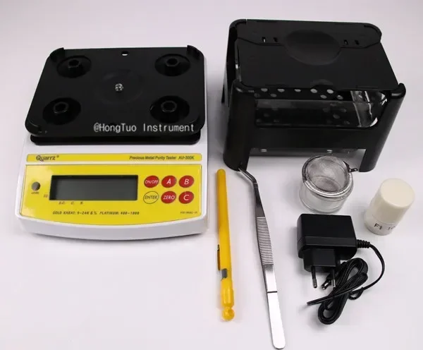 2025 AU-300K حل اختبار الذهب، آلة اختبار جودة الذهب، قياس معدات الذهب #5