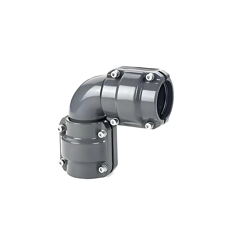 Aluminum alloy pipe and trachea 90 ° elbow joint connector pipe clamp accessories DN20-DN200