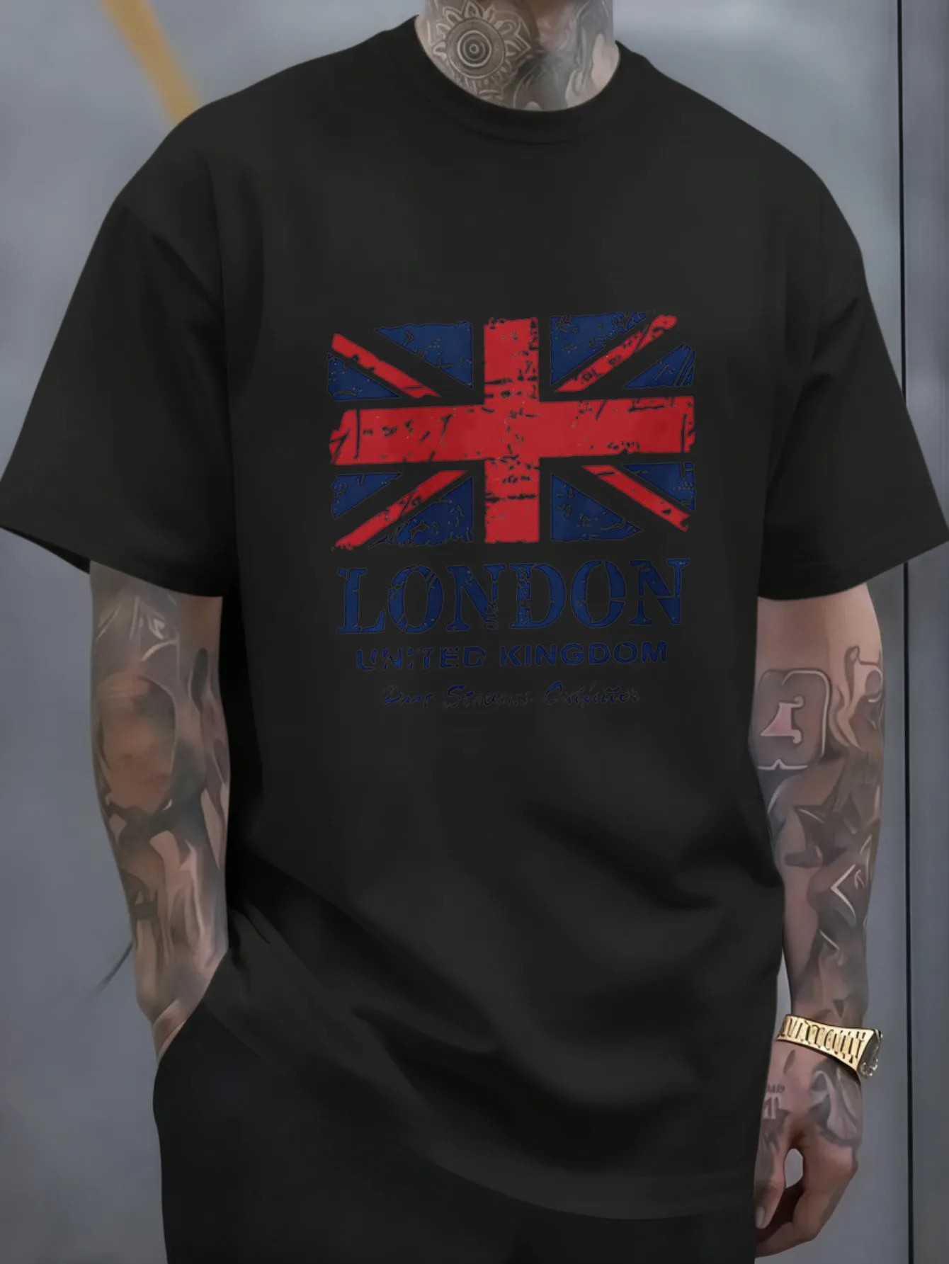 1 Stück Joocar Papa „Ich liebe dich bis in die Unendlichkeit und darüber hinaus“ – lässiges Baumwoll-T-Shirt für alle Jahreszeiten, Rundhalsausschnitt, weich, dehnbar, atmungsaktiv, kurzärmelig,
