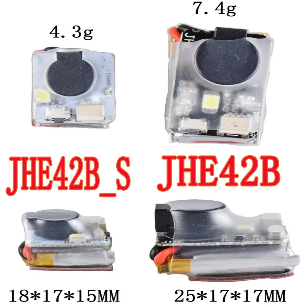 JHEMCU JHE42B/ JHE42B_S Finder 5V Loud Buzzer Tracker LED Buzzer Alarm Super 110dB w For FPV Drone