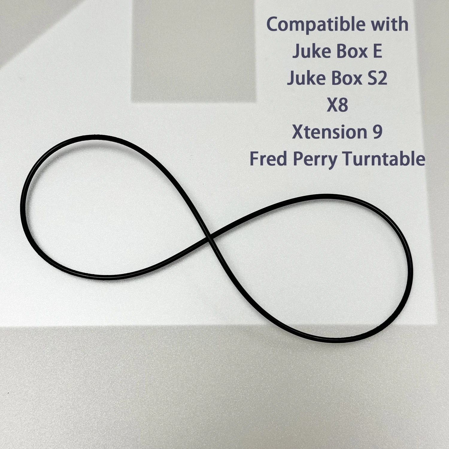 Turntable Rubber Drive Belt for Pro-Ject Juke Box E, Juke Box S2, X8, Xtension 9, Fred Perry Turntable Part Replacement