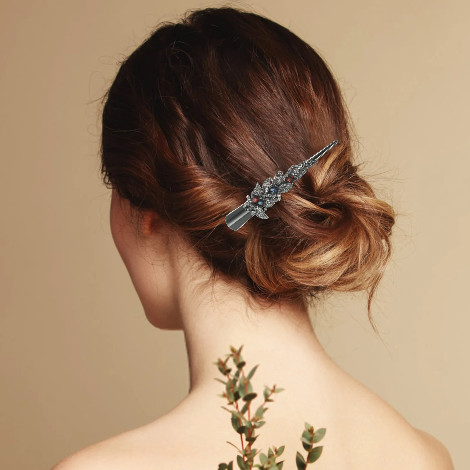 Elegante Kristall-Alligator-Haarspange, glänzende Strass-Haarspange für Frauen, ausgefallene Anlässe, stilvoller Schmuck, Alligator-Haarspange