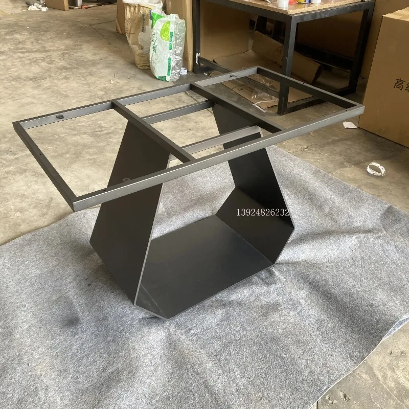 Quality stainless steel dining table tripod base bracket marble stainless steel legs table feet carbon steel
