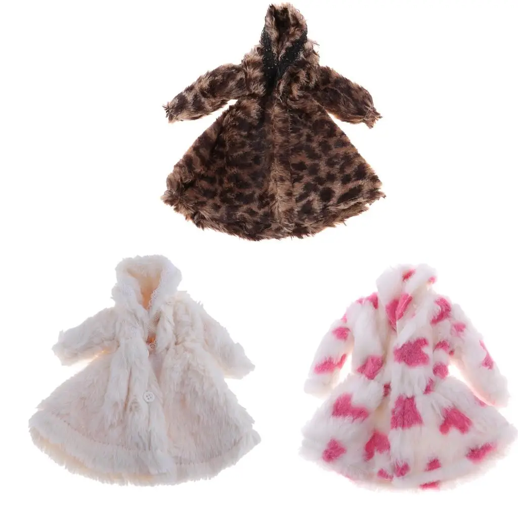 

Doll Winter Clothes Fur Coat Fashion Clothing :6 Scale Dolls Dress Up