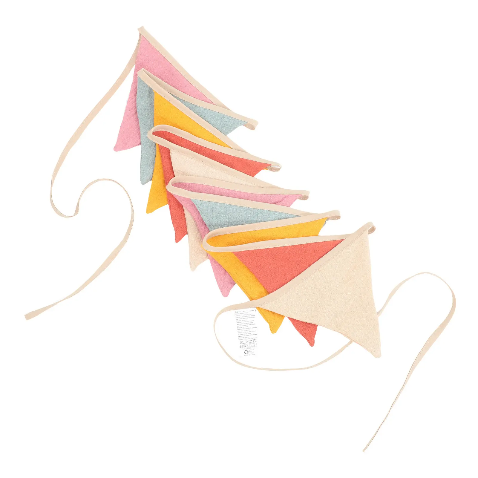 

Colorful Triangle Bunting Flag for Birthday Party Hanging Decorations Carnival Theme Wedding Bridal Shower Graduation Festival