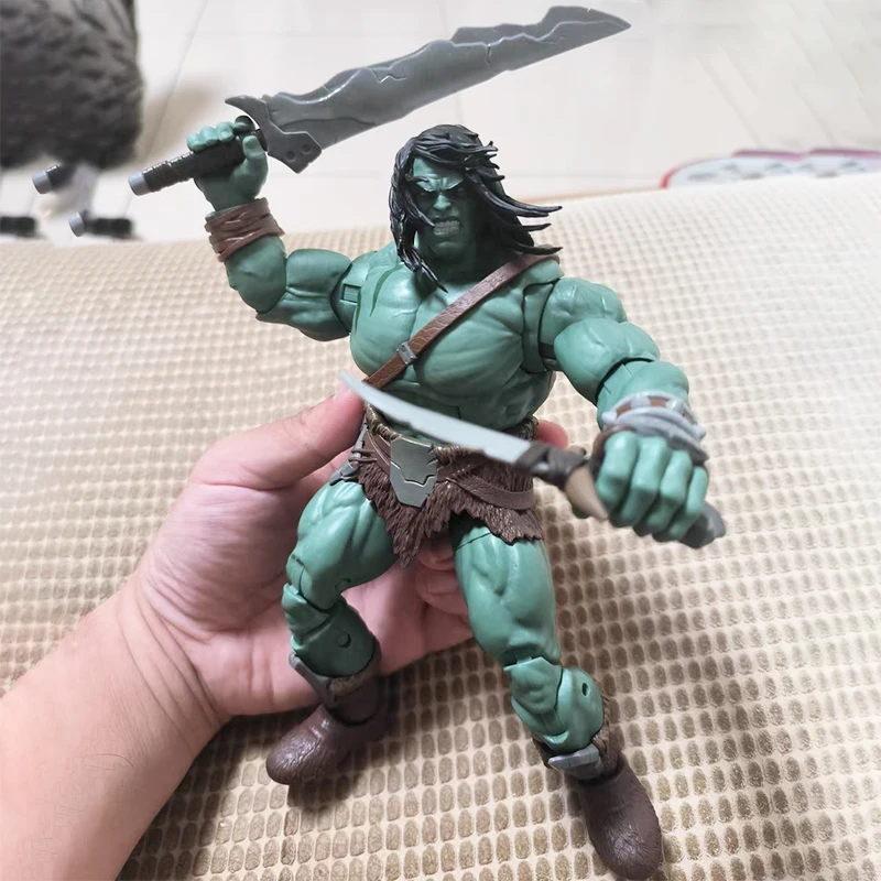 Genuine Marvel Legend Figure 85th Anniversary Ted Sallis Skaar Figures Man-Thing Son Of Hulk Statue Model Toy Children Xmas Gift