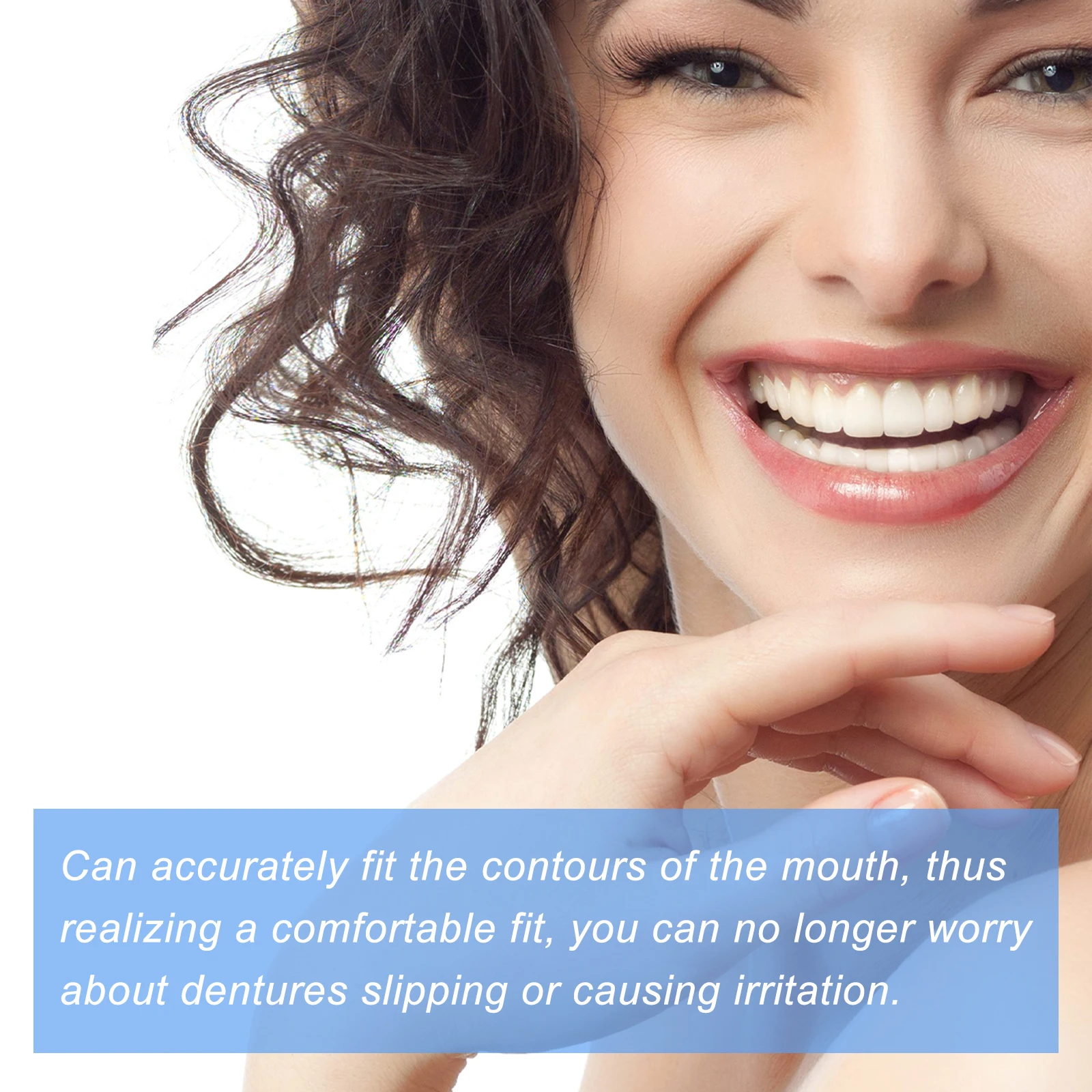 Solid Dental Gel, Soft Material for Comfortable Daily Wear with No Foreign Body Sensation, Effectively Beautifies Your Teeth.