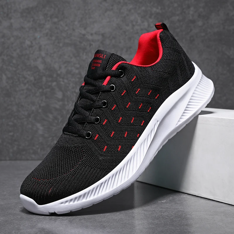 

ELUVA Men's Running Shoes Lightweight Breathable Sports Sneakers Non Slip Comfortable Walking Shoes for Men Casual Training Gym