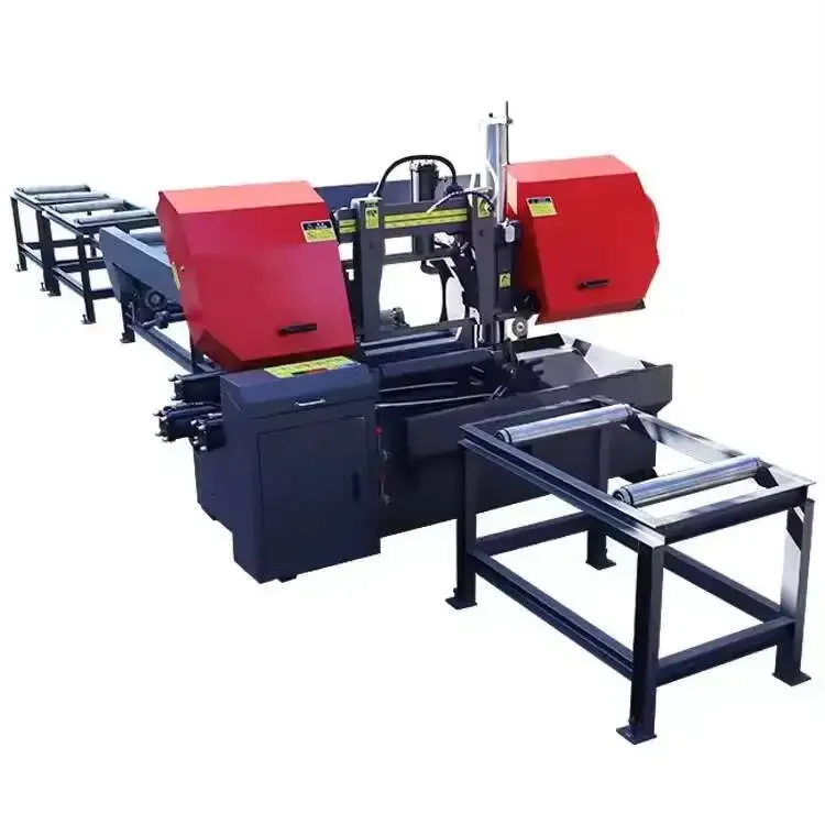 Horizontal Sawing 90 Degree Metal Cutting Band Saw Hine